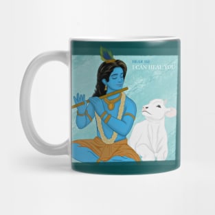 Krishna play flute Mug